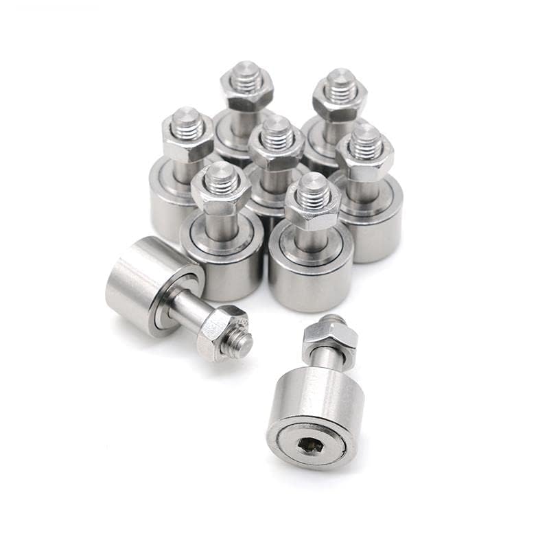 AXK 1Pcs CF5 (KR13) SUS304 Cam Follower Needle Roller Bearing, M5X13X23mm Miniature Track Roller - Image 1